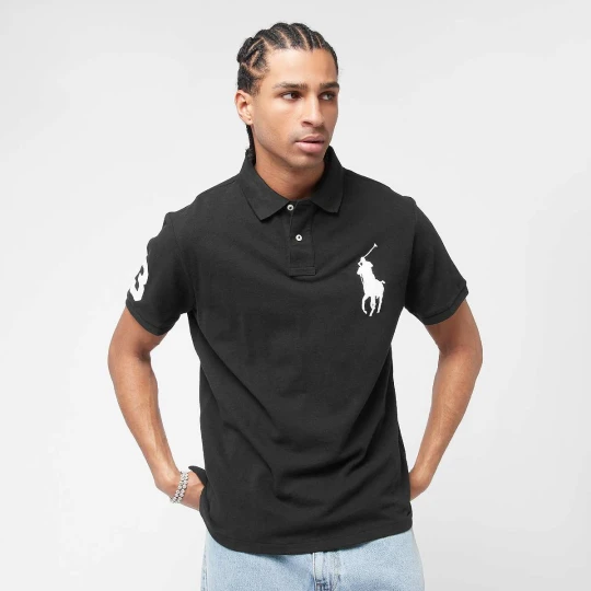 Zdjęcie produktu Short Sleeve Knit Polo Shirt Polo Ralph Lauren czarny