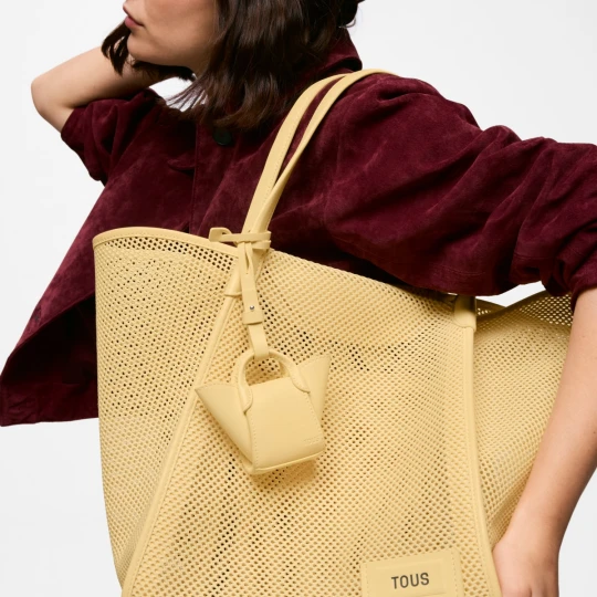 Zdjęcie produktu Duża Żółta Torba Z Rączkami Tous Tulip Mesh - Tous
