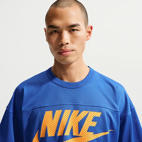 Zdjęcie produktu Siateczkowa koszulka piłkarska do skateboardingu Nike SB - Niebieski