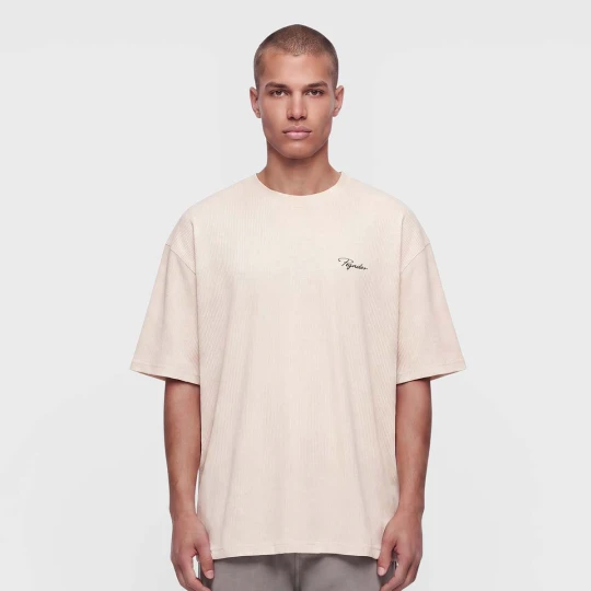 Zdjęcie produktu Signar Oversized Rib Tee Pegador beż