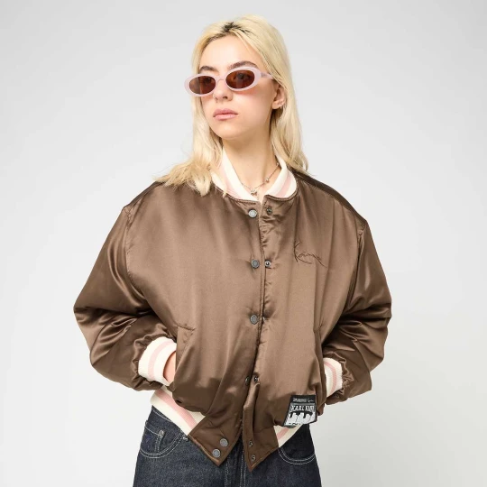 Zdjęcie produktu Signature Bowling Jacket Brown Karl Kani