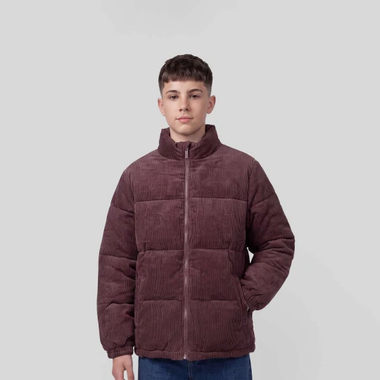 Zdjęcie produktu Signature Corduroy Puffer Jacket Karl Kani brązowy