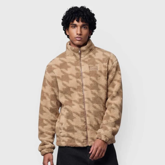 Zdjęcie produktu Signature Houndstooth Teddy Troyer Karl Kani beż