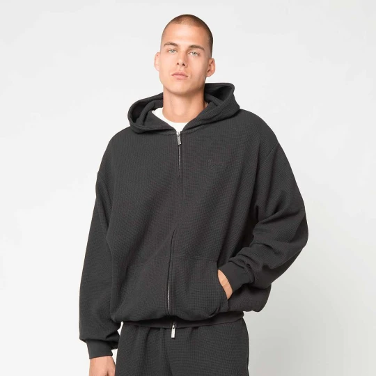 Zdjęcie produktu Signature Oversized Zip Hoodie Karl Kani czarny