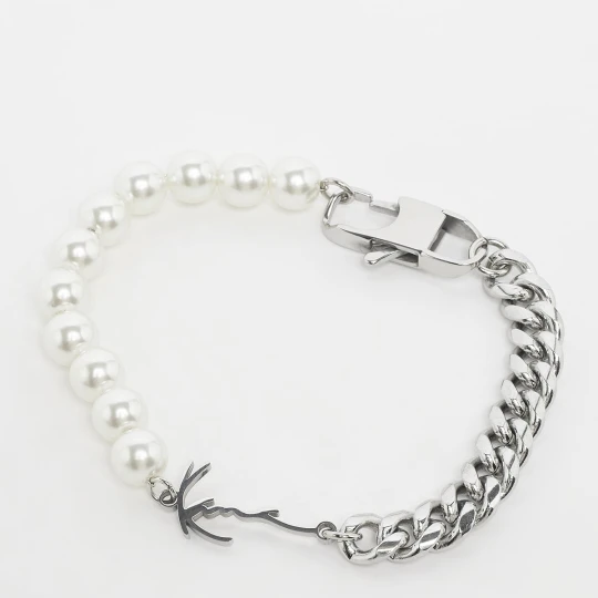 Zdjęcie produktu Signature Pearl Bracelet Karl Kani srebrny