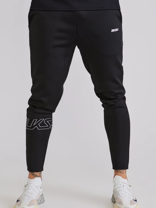 Zdjęcie produktu SikSilk Mens Black Dynamic Joggers