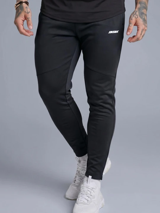 Zdjęcie produktu SikSilk Mens Black Muscle Fit Joggers