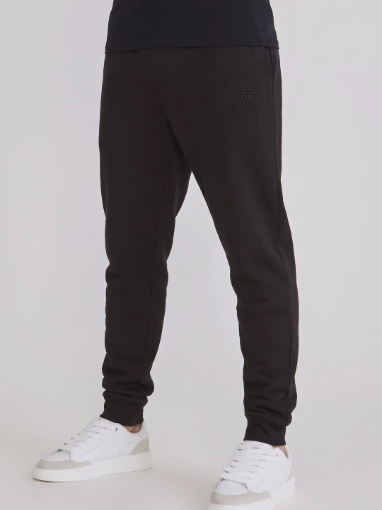 Zdjęcie produktu SikSilk Mens Black Regular Fit Joggers