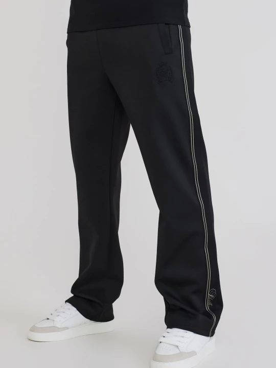 Zdjęcie produktu SikSilk Mens Black Taped Track Pants