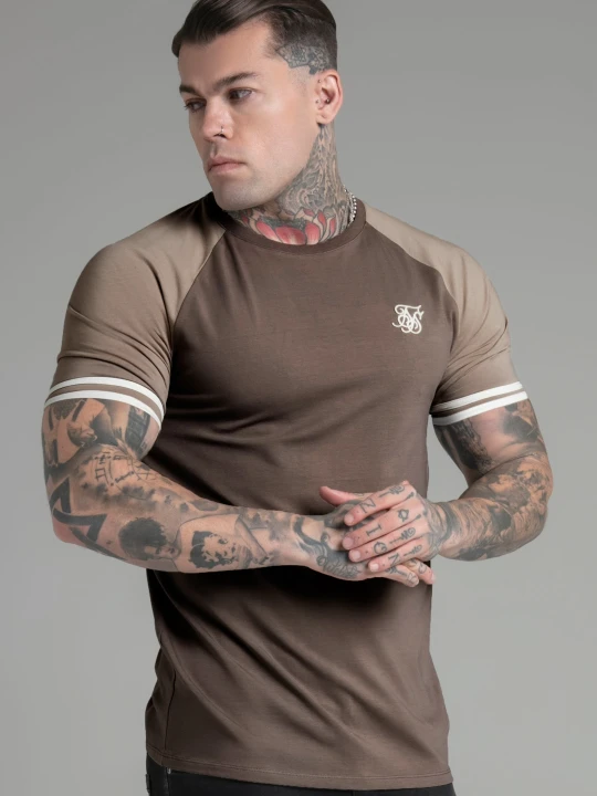 Zdjęcie produktu SikSilk Męski Brązowy Turniejowy T-Shirt