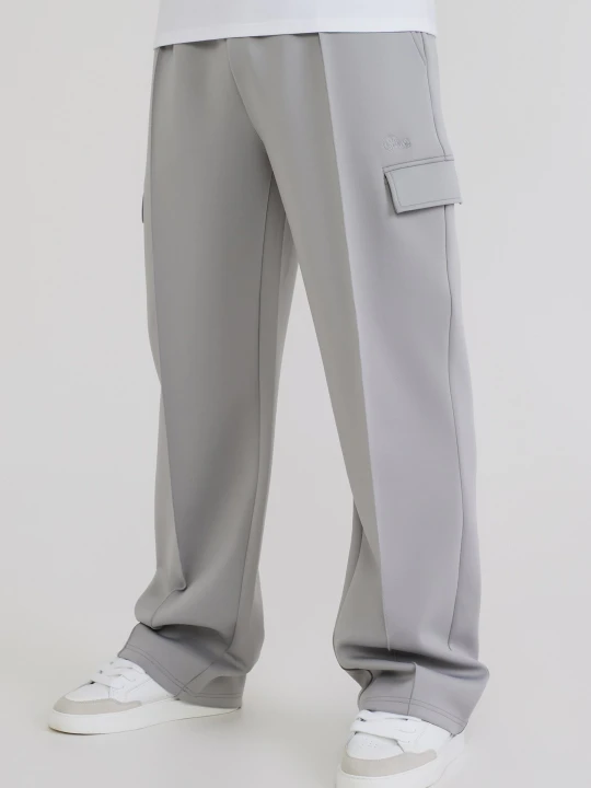 Zdjęcie produktu SikSilk Mens Grey Poly Cargo Pants