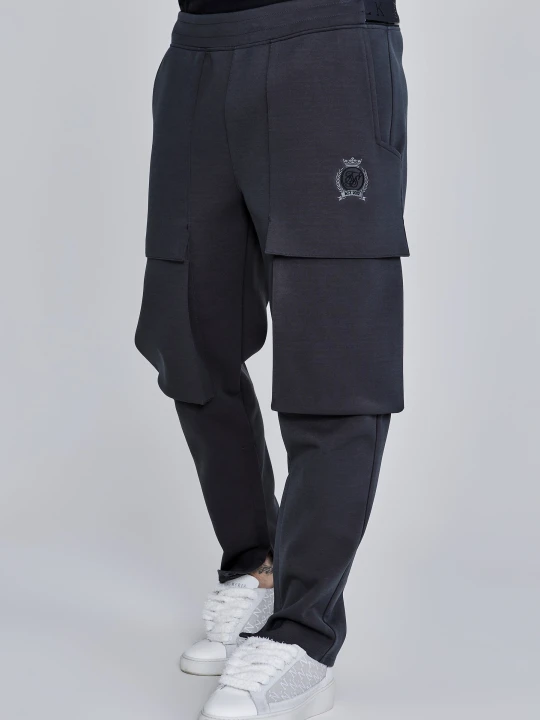 Zdjęcie produktu SikSilk Męskie Szare Spodnie Utilitarskie