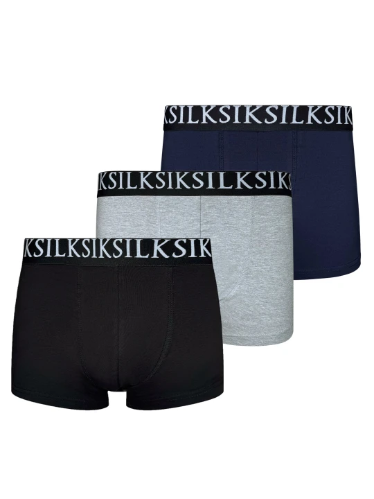 Zdjęcie produktu SikSilk Mens Multi Pack of 3 Boxer Shorts