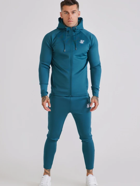 Zdjęcie produktu SikSilk Mens Teal Hoodie and Joggers Set