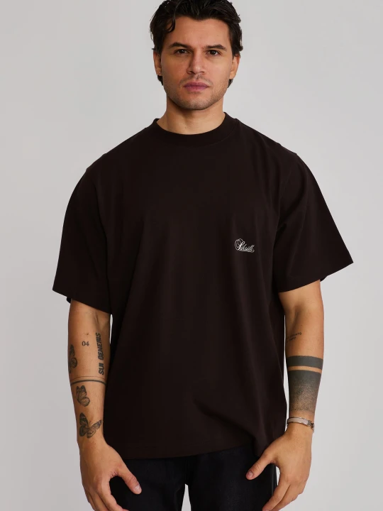 Zdjęcie produktu SikSilk Męska Brązowa Oversized T-Shirt