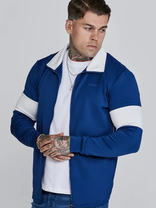 Zdjęcie produktu SikSilk Męska Granatowa Bluza Sportowa