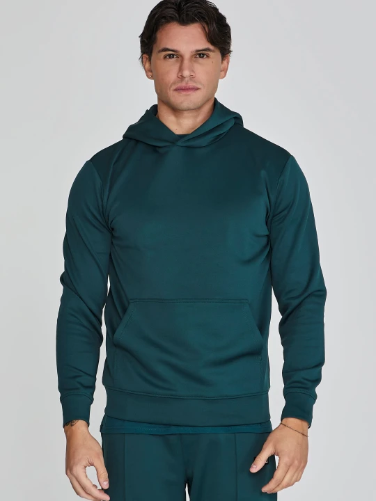 Zdjęcie produktu SikSilk Męska Zielona Sprytna Bluza z Kapturem