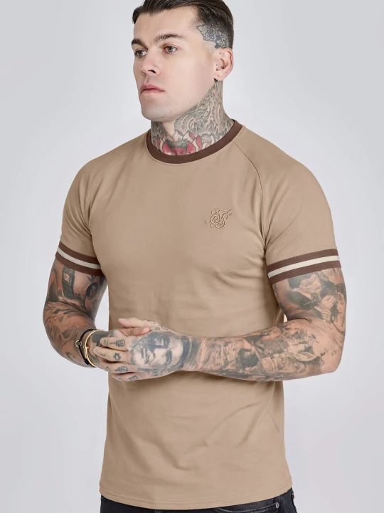 Zdjęcie produktu SikSilk Męski Beżowy / Ecru Turniejowy T-Shirt