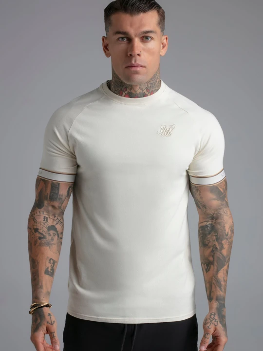 Zdjęcie produktu SikSilk Męski Ecru Tech T-Shirt