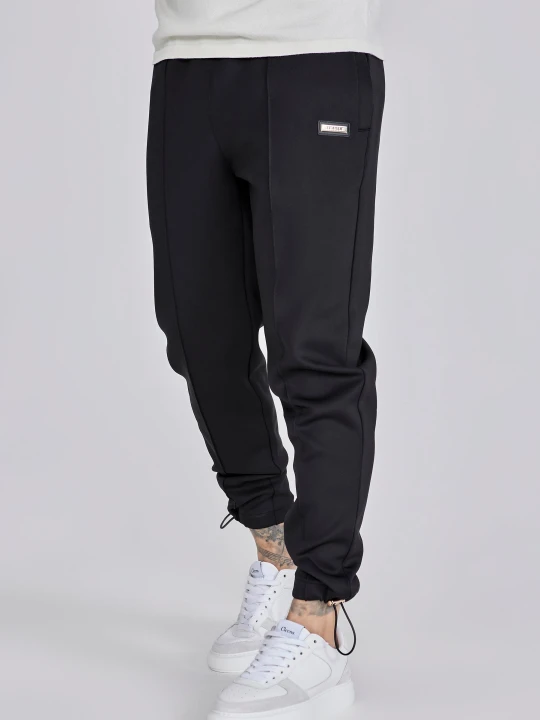 Zdjęcie produktu SikSilk Męskie Czarne Smart Cargo Joggersy