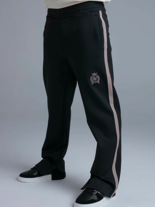 Zdjęcie produktu SikSilk Męskie Czarne Spodnie Treningowe