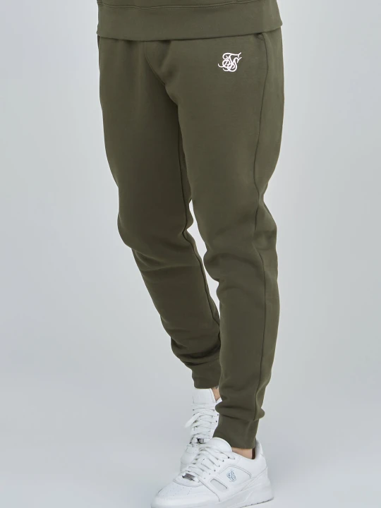 Zdjęcie produktu SikSilk Męskie Khaki Essential Cuffed Jogger