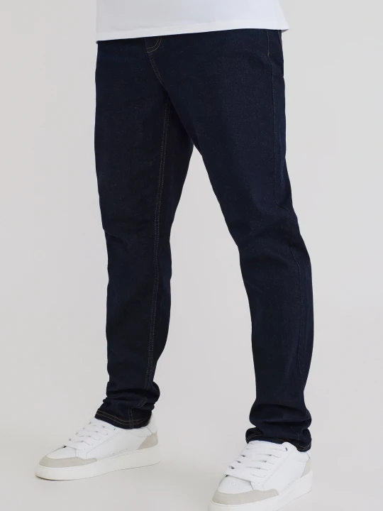Zdjęcie produktu SikSilk Męskie Prane Jeansy Slim Fit w Kolorze Indygo Niebieskim
