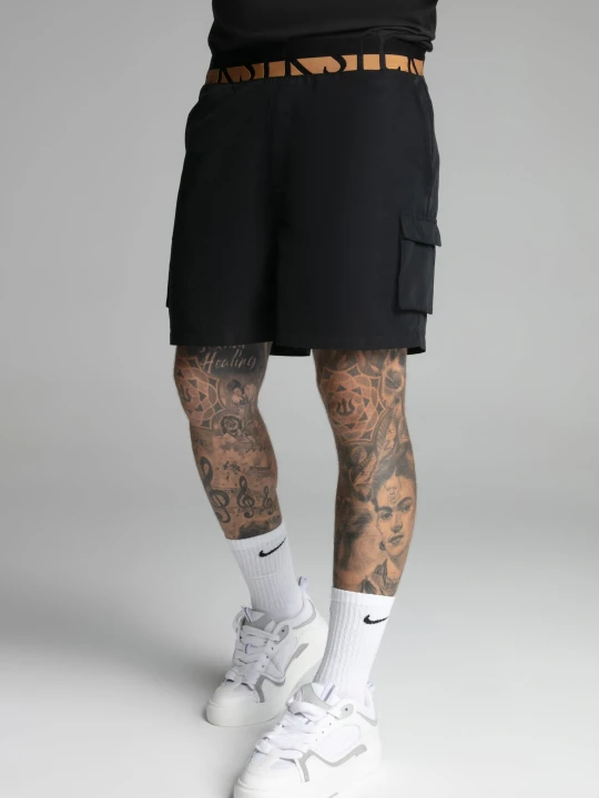 Zdjęcie produktu SikSilk Męskie Stroje Pływackie Czarne