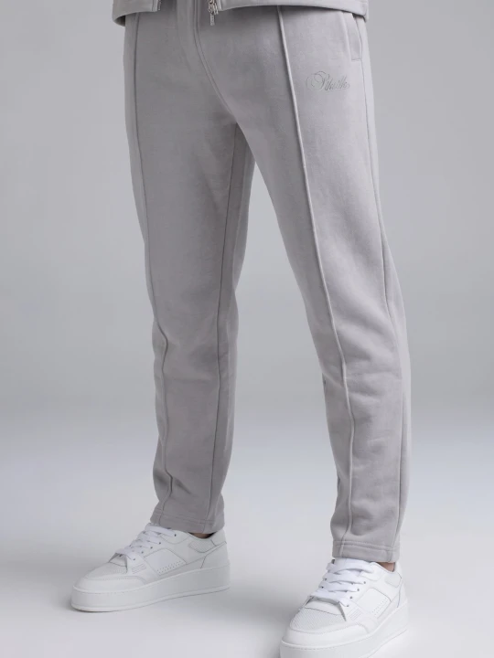 Zdjęcie produktu SikSilk Męskie Szare Stylowe Joggingi