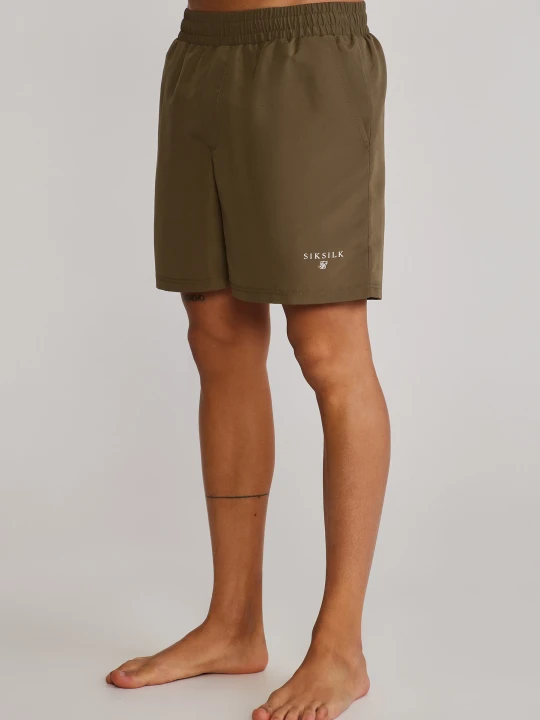 Zdjęcie produktu SikSilk Męskie Szorty Kąpielowe Khaki Zielone