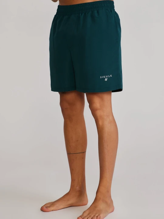 Zdjęcie produktu SikSilk Męskie Zielone Szorty do Pływania