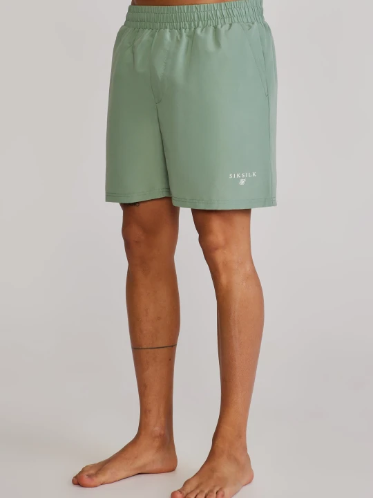 Zdjęcie produktu SikSilk Męskie Zielone Szorty do Pływania