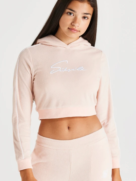 Zdjęcie produktu Siksilk Signature Redeling Cropped Hood - różowy 15 YRS