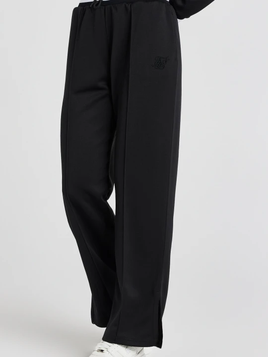 Zdjęcie produktu Siksilk Women's Black Varsity Wide Nog Tract spodni