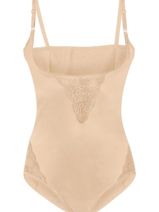 Zdjęcie produktu Silnie modelujące body BonPrix beżowy
