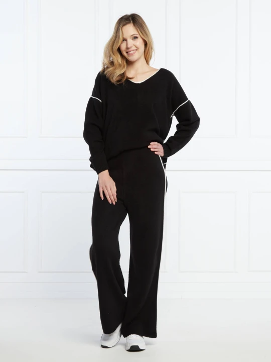 Zdjęcie produktu Silvian Heach Dres OILCITY | Comfort fit | z dodatkiem wełny czarny