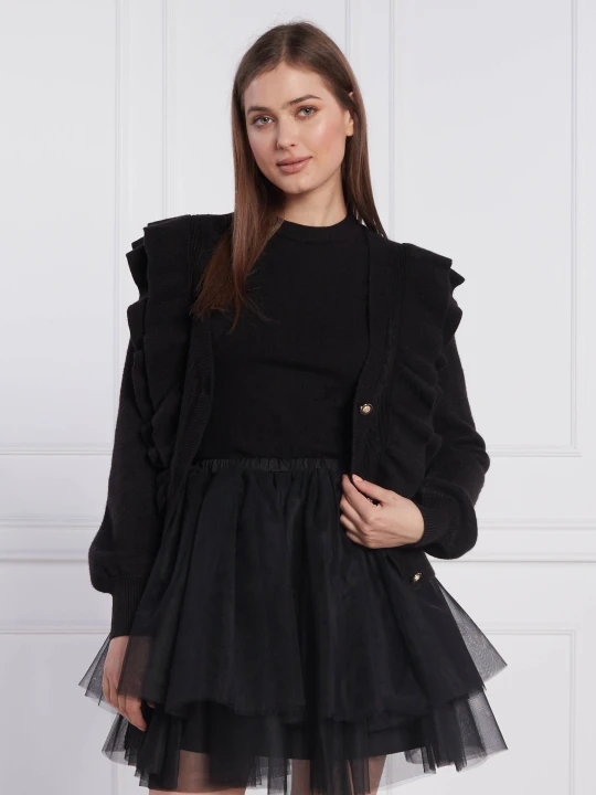 Zdjęcie produktu Silvian Heach Kardigan + bluzka | Regular Fit czarny