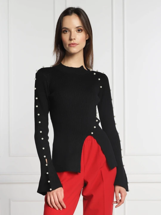 Zdjęcie produktu Silvian Heach Sweter HERRIZ | Slim Fit | z dodatkiem wełny czarny
