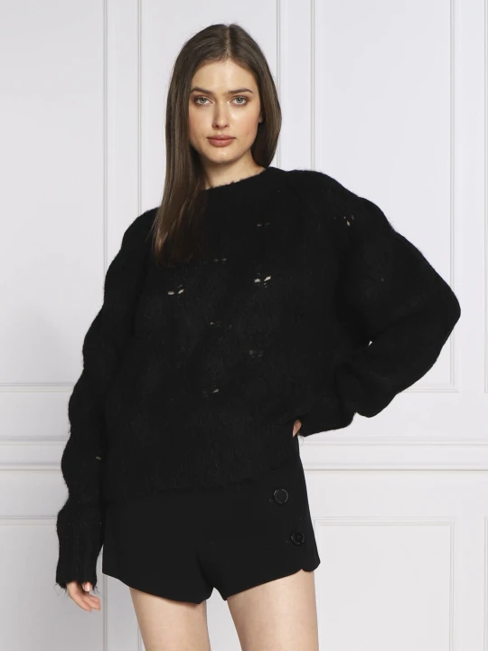 Zdjęcie produktu Silvian Heach Sweter | Oversize fit | z dodatkiem wełny czarny