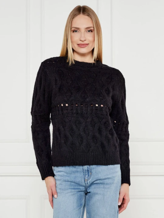 Zdjęcie produktu Silvian Heach Sweter | Regular Fit | z dodatkiem wełny czarny