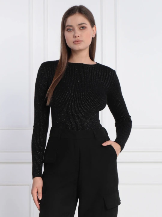 Zdjęcie produktu Silvian Heach Sweter | Regular Fit | z dodatkiem wełny czarny