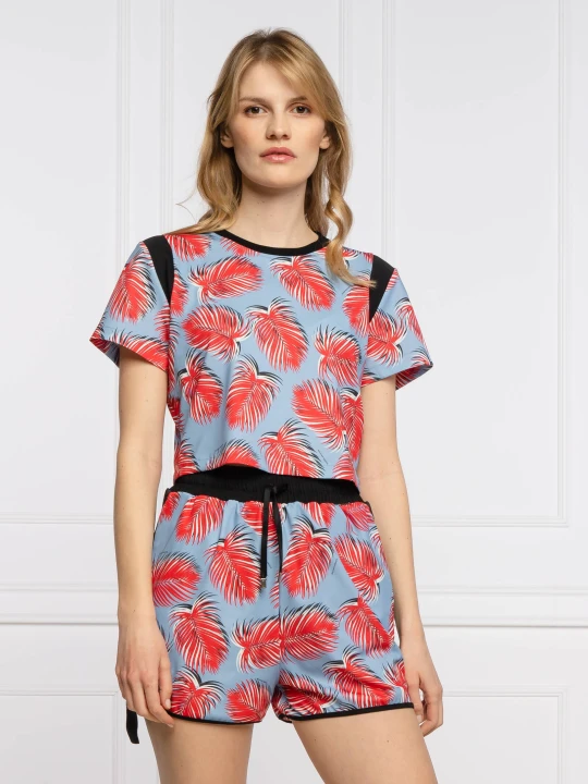 Zdjęcie produktu Silvian Heach T-shirt FLAGSTAFE | Cropped Fit niebieski