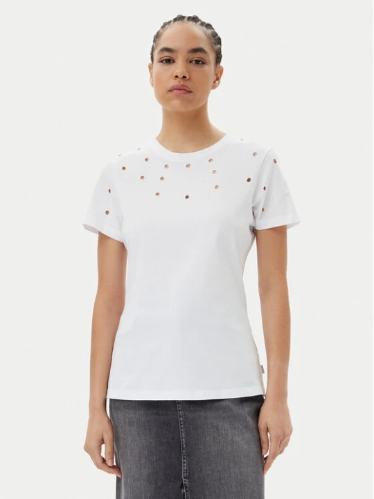 Zdjęcie produktu Silvian Heach T-Shirt GPP25070TS Biały Regular Fit