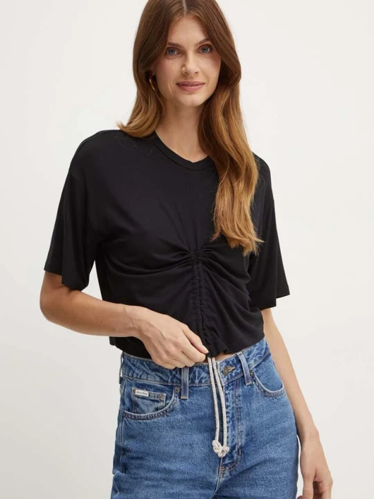 Zdjęcie produktu Silvian Heach t-shirt HALFI czarny