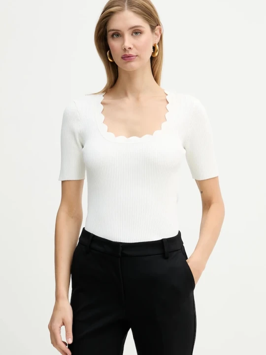 Zdjęcie produktu Silvian Heach t-shirt ULDRIK beżowy
