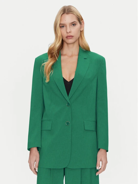 Zdjęcie produktu Simona Corsellini Marynarka P25CPGI00601 Zielony Regular Fit