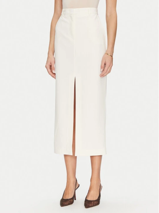 Zdjęcie produktu Simona Corsellini Spódnica ołówkowa P25CPGO01501 Beżowy Slim Fit