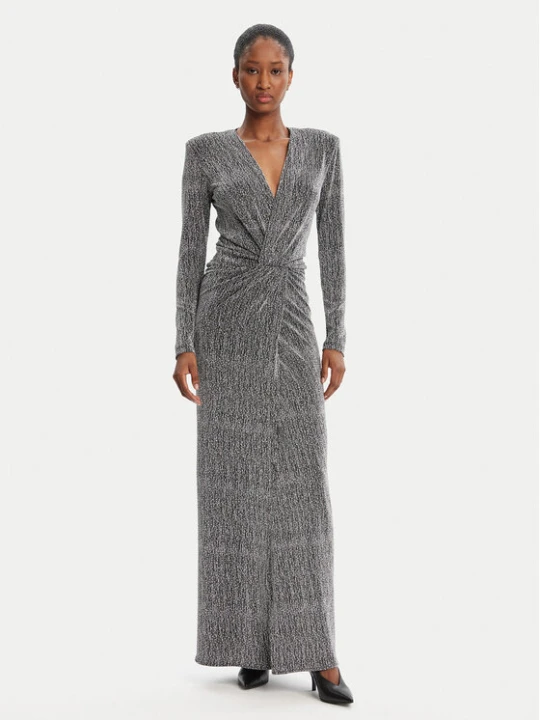 Zdjęcie produktu Simona Corsellini Sukienka wieczorowa A25CEAB10201 Srebrny Slim Fit