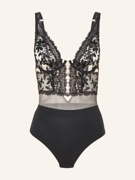 Zdjęcie produktu Simone Pérèle Body Z Fiszbinami Fantasme schwarz CZARNY