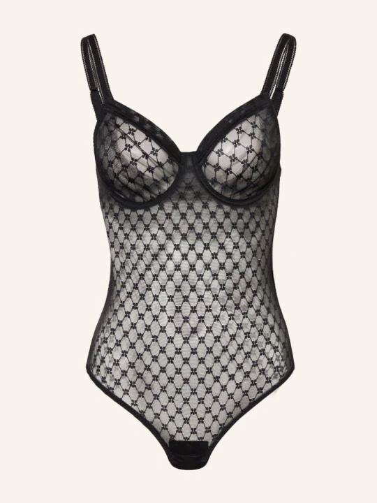 Zdjęcie produktu Simone Pérèle Body Z Fiszbinami Plume schwarz CZARNY